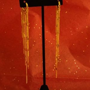 Beautiful dangle heart earrings